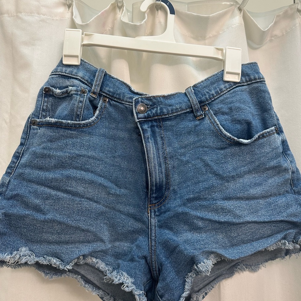 Abercrombie & Fitch Blue Jean Shorts